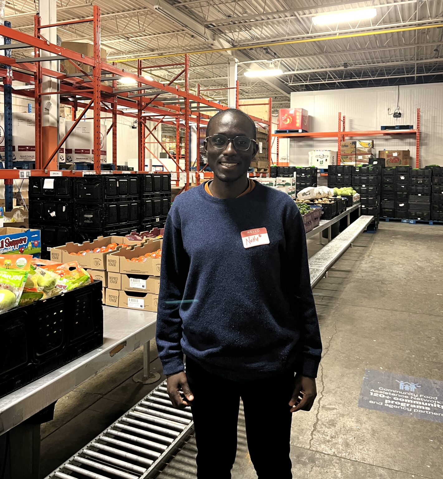 Meet Abdulmalik Nuhu: Volunteer for The Food Bank - The Food Bank of ...